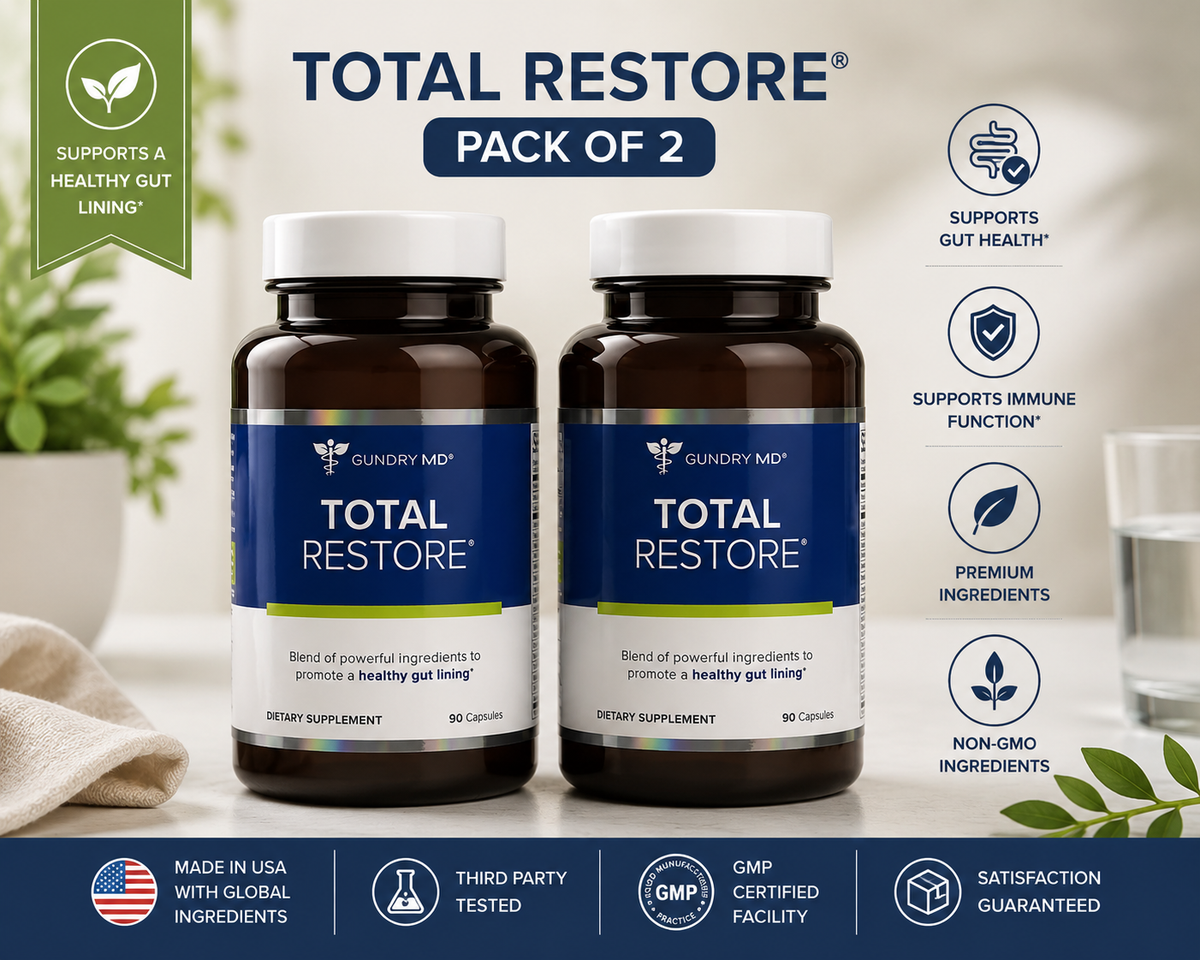 Gundry MD Total Restore 90 Capsules – Gut Health Dietary Supplement