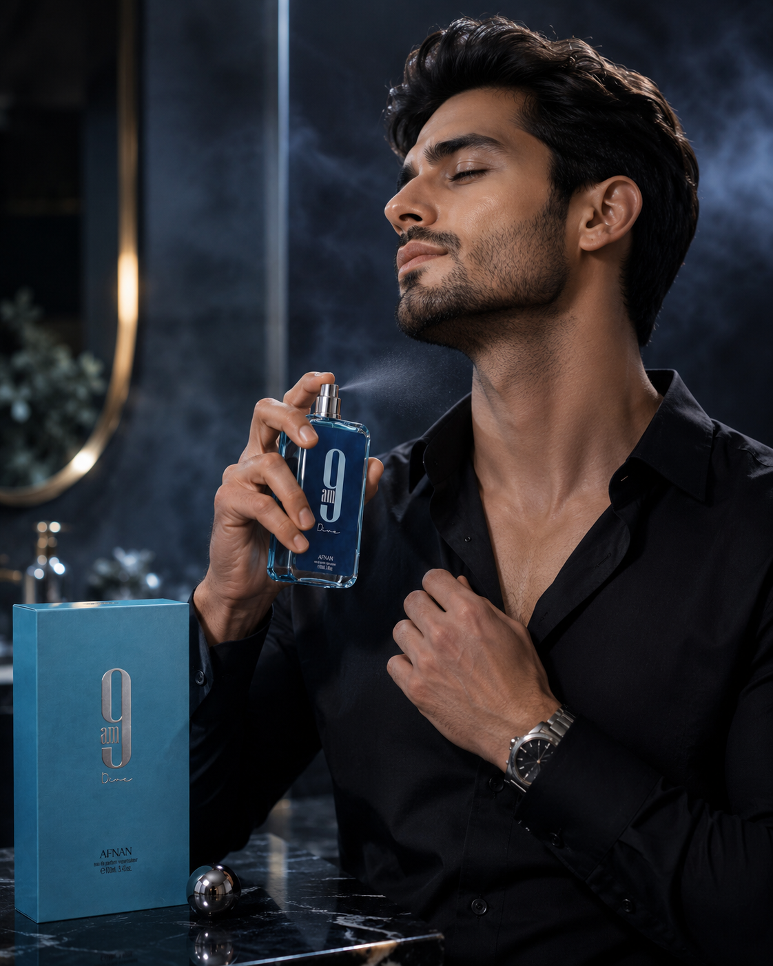 Afnan 9AM Dive Eau de Parfum 100ml Fresh Aquatic Unisex Fragrance - Best Buyerz