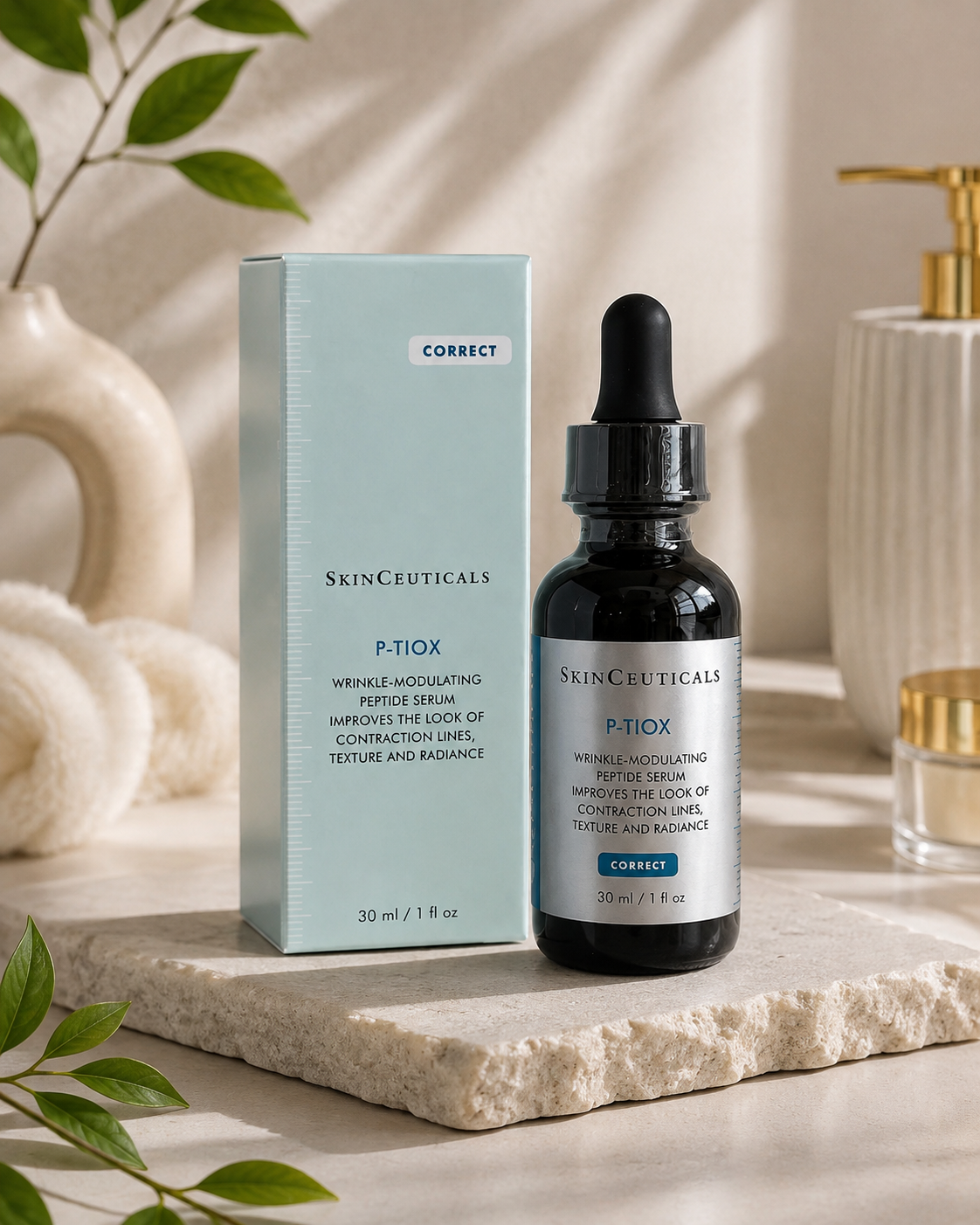 SkinCeuticals P-TIOX Peptide Serum 30 mL / 1 oz – Anti-Wrinkle Face Serum