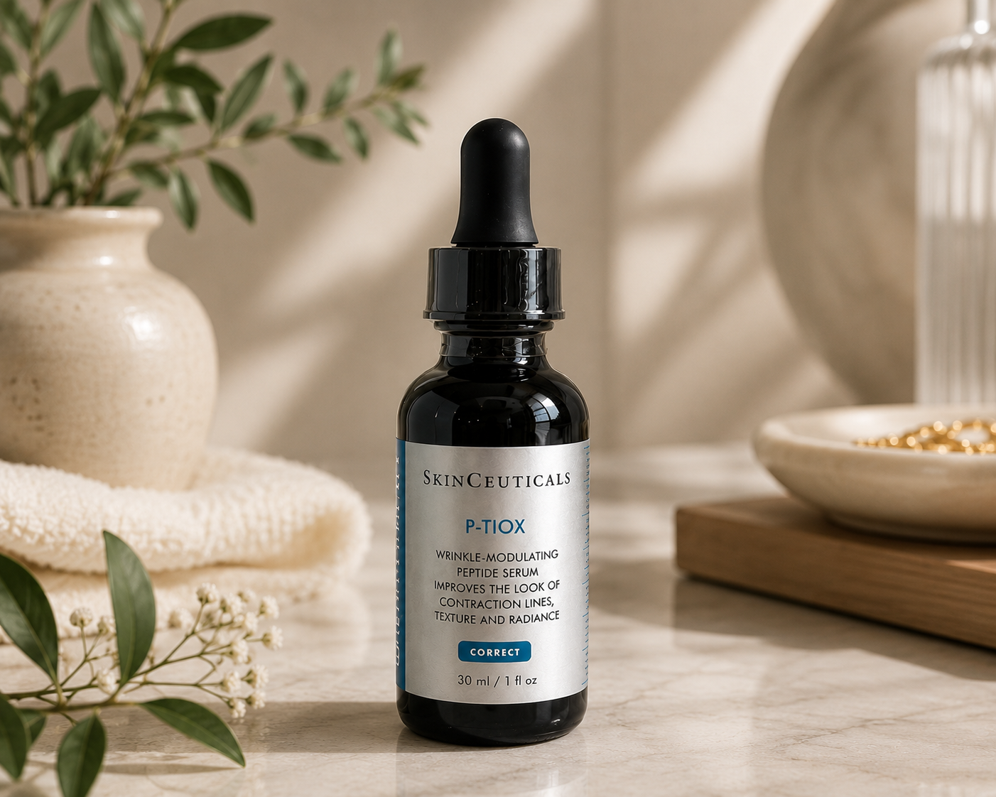 SkinCeuticals P-TIOX Peptide Serum 30 mL / 1 oz – Anti-Wrinkle Face Serum