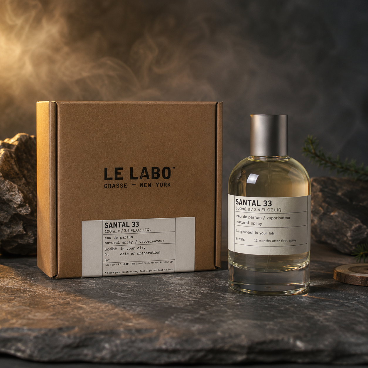 Le Labo Santal 33 Eau de Parfum Spray, Regular Size 3.4 fl oz