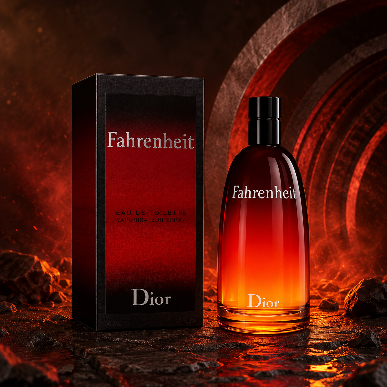 Christian Dior Fahrenheit Eau De Toilette 3.4OZ 100ML