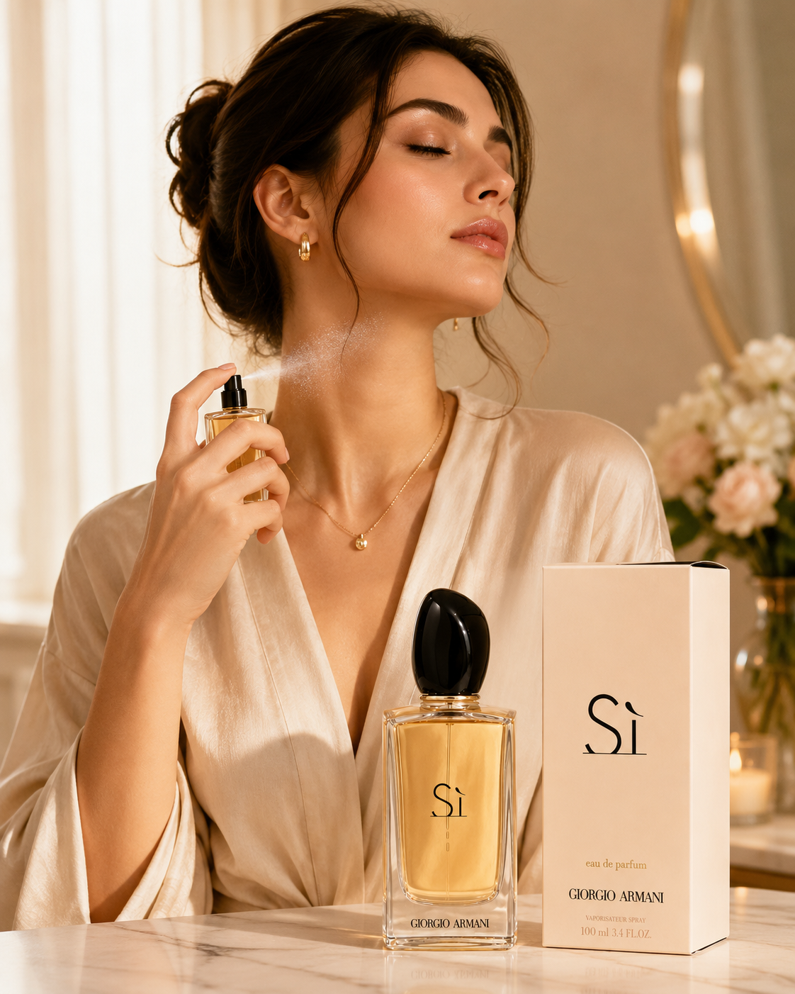 SI By Giorgio Armani Women 3.4OZ 100 ML Eau De Parfum Spray Nib