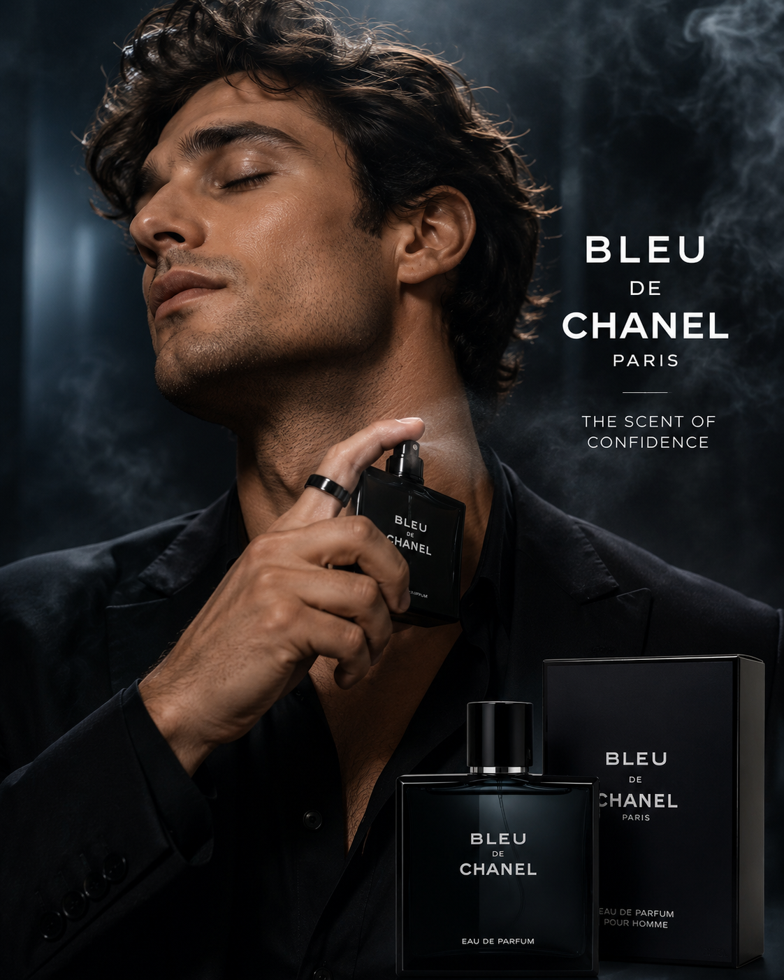 Bleu de Chanel Eau de Parfum EDP 3.4 oz 100ml Men's Cologne