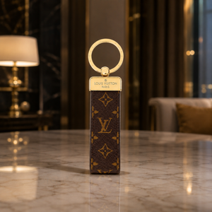 Louis Vuitton Inspired Premium Leather Key Ring