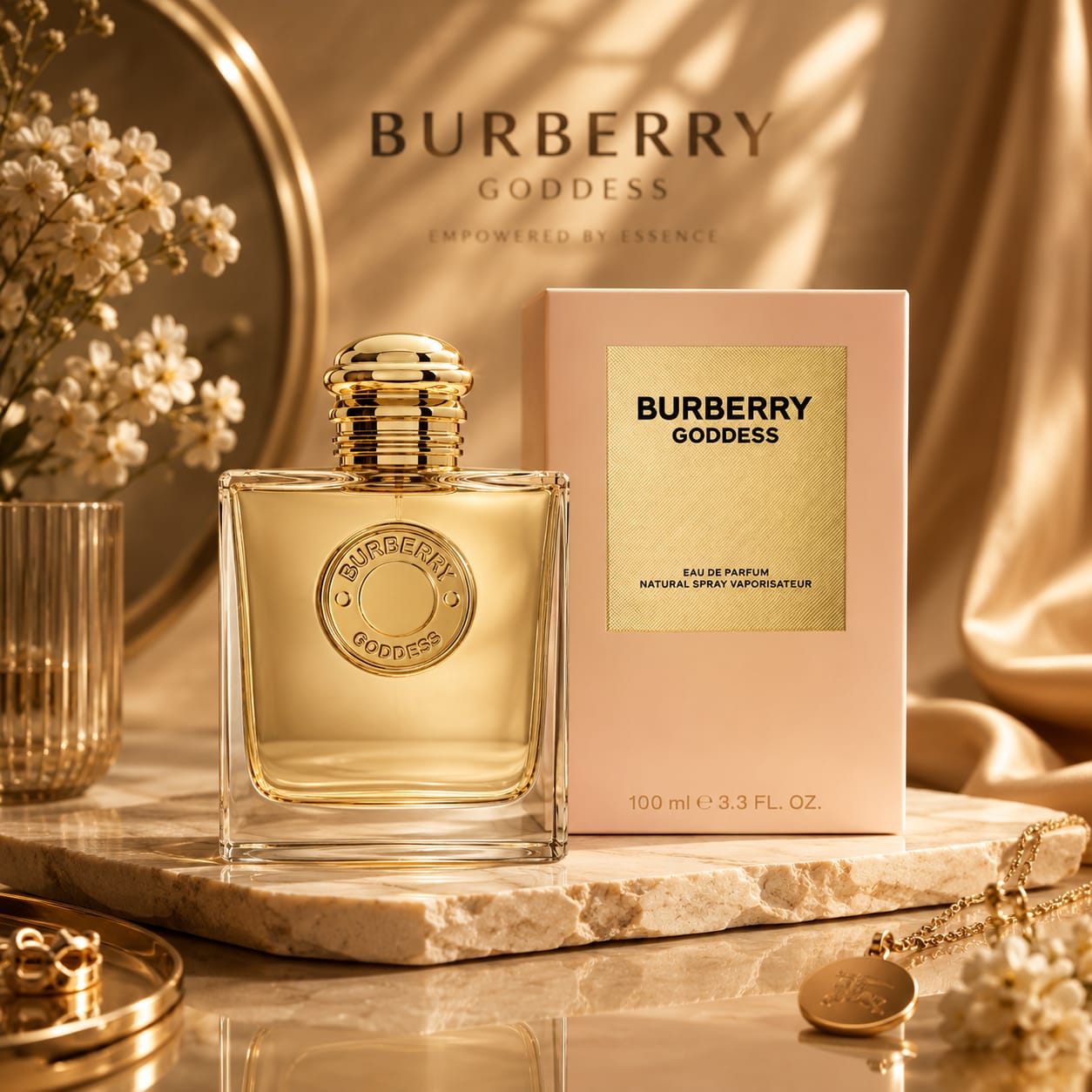 Burberry Goddess Eau de Parfum EDP for Women 3.3 oz / 100ml Brand New.