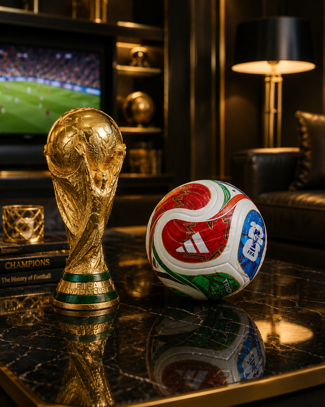 FIFA World Cup 2026 Trionda Pro Official Size 5 Match Ball Soccer Ball - Best Buyerz