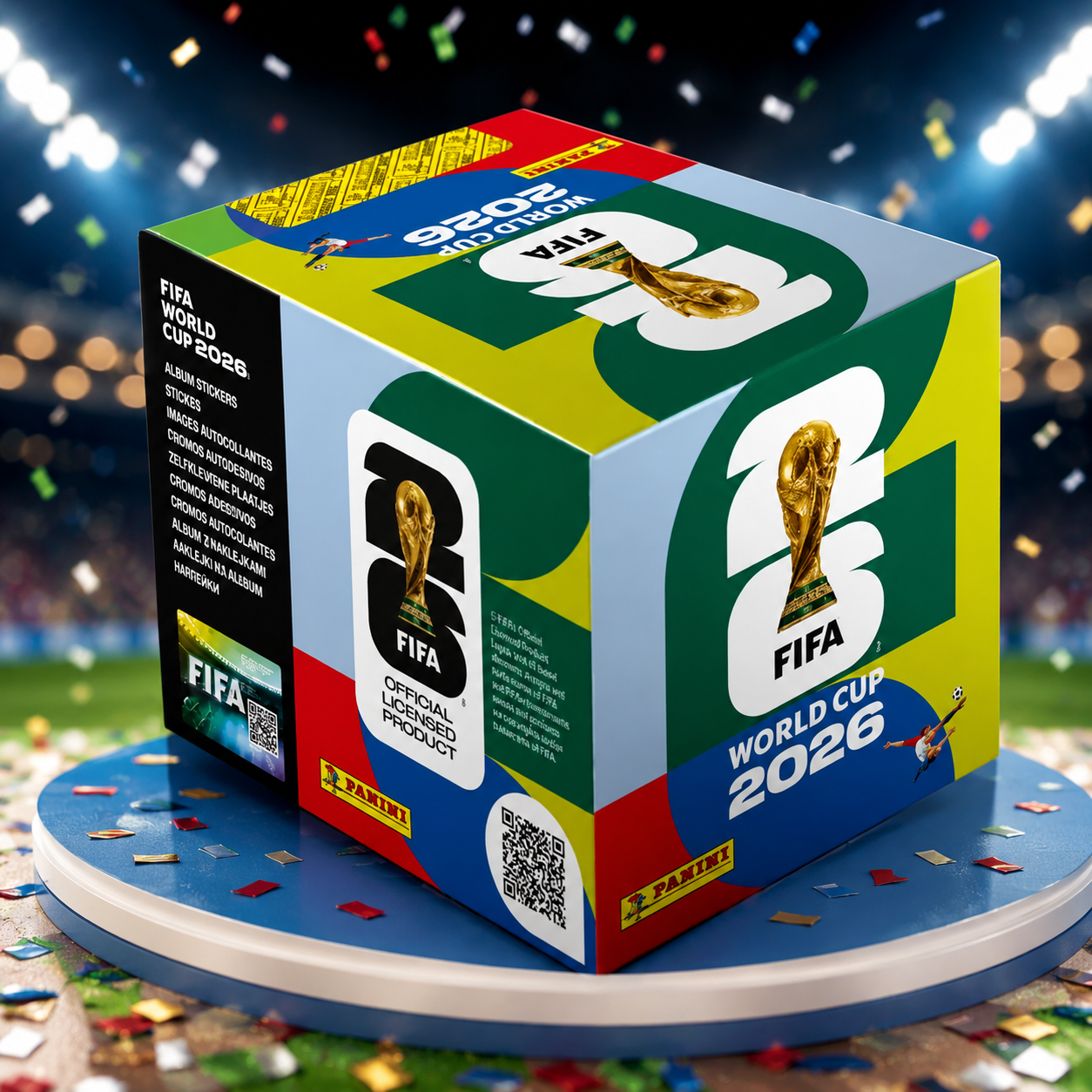 Panini FIFA World Cup 2026 Football Sticker Collection Box – 350 Stickers