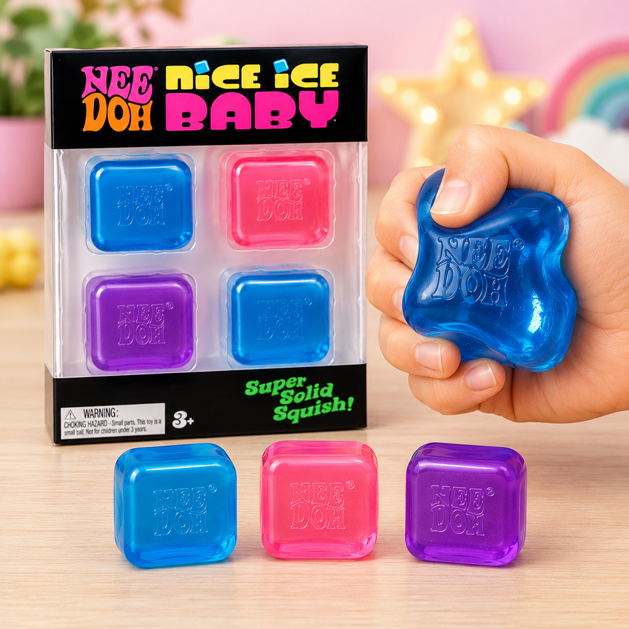 Nice Ice Baby Tiny Cubes Squishy Sensory Stress Relief Toy