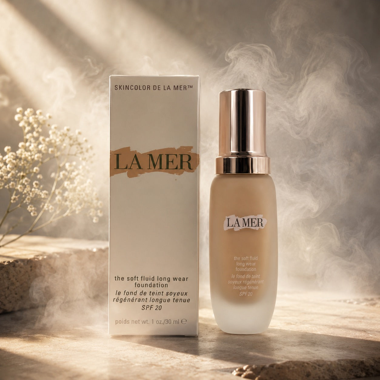 ✨ La Mer The Soft Fluid Long Wear Foundation SPF 20 – Luxury Radiant Finish Foundation
