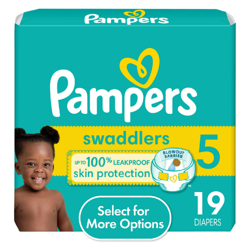 Pampers Swaddlers Baby Diapers Size 5 19 Count