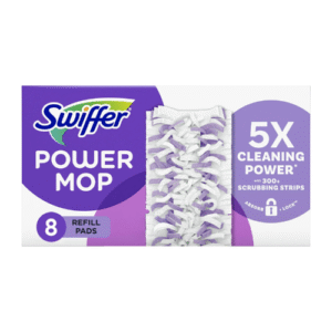 Swiffer PowerMop Multi-Surface Mopping Pad Refills for Floor Cleaning 8 count